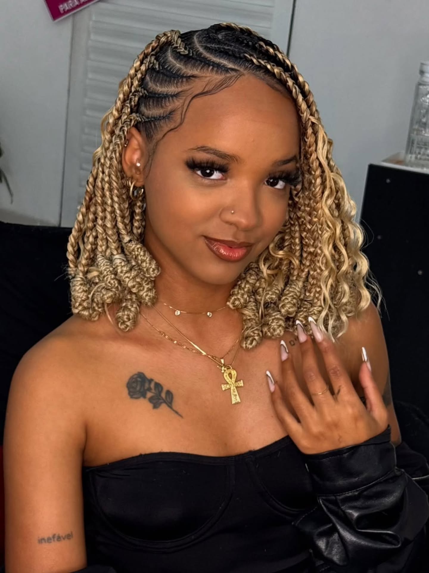 French Curl Braids by Antwerpen Braiders in Antwerp